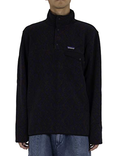 Patagonia M's LW Synch Snap-T P/O-EU Fit Sudadera, Hombre, Field Geo Small/New Navy, XS