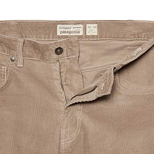 Patagonia M's Straight Fit Cords-Reg Pantalones, Mojave Khaki w/Mojave Khaki, 28 para Hombre