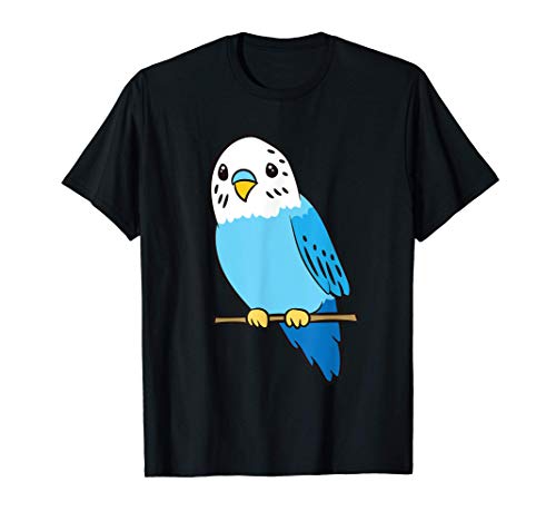 Periquito Pájaro Periquito Lindo Periquito Azul Camiseta