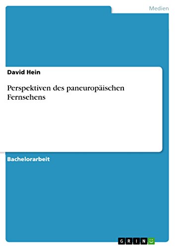 Perspektiven des paneuropäischen Fernsehens (German Edition)