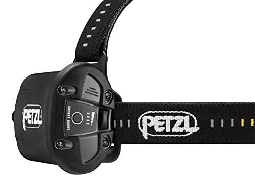 PETZL PT-E80CHR LED Stirnlampe Duo S Schwarz Gelb (Linterna con Cinta para Cabeza), Marron y Verde