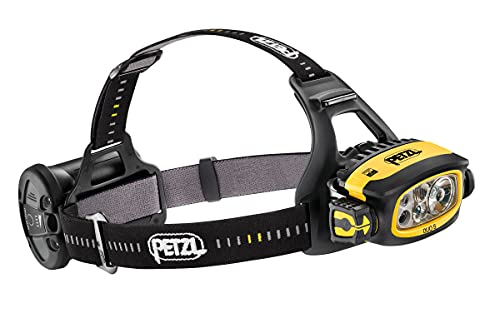 PETZL PT-E80CHR LED Stirnlampe Duo S Schwarz Gelb (Linterna con Cinta para Cabeza), Marron y Verde