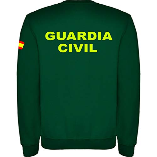 Piel Cabrera Sudadera Guardia Civil (Verde, L)
