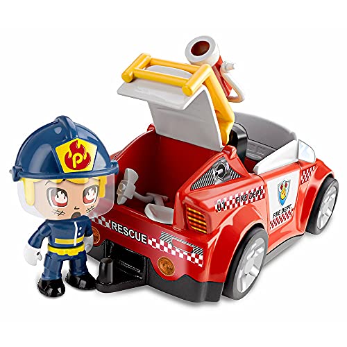 Pinypon Action- Bombero Vehículos de Acción, para niños y niñas a Partir de 4 años, Multicolor (Famosa 700014610) , color/modelo surtido