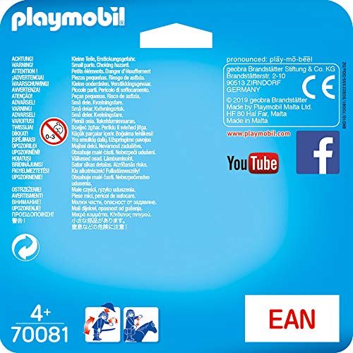PLAYMOBIL- Duo Pack Duopack Bomberos, Color carbón (70081)