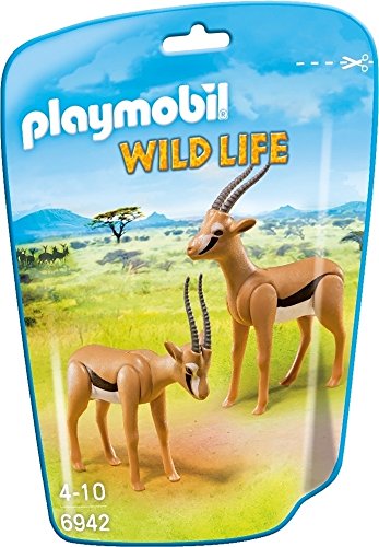 Playmobil Vida Salvaje- Gacelas Animales, Multicolor, 6 x 18 x 12,2 cm (Playmobil 6942)