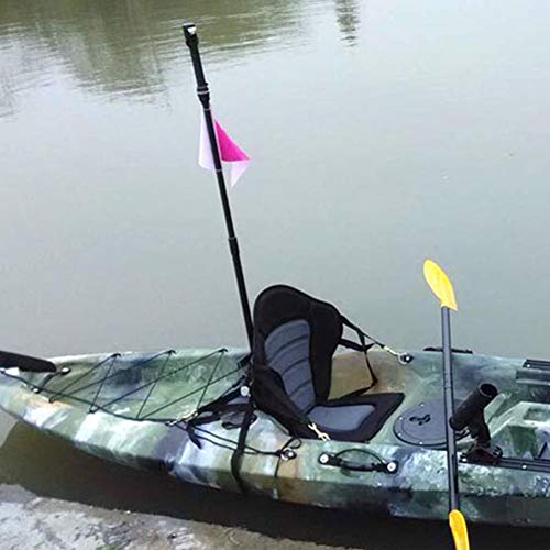 pnxq88 Asiento de kayak desmontable y duradero, base antideslizante, respaldo de canoa, respaldo de EVA ajustable acolchado al aire libre accesorios portátil universal
