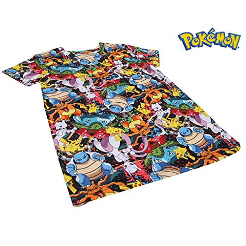 Pokemon All Over Print Boys Sublimated Camiseta Multicolor 7 años