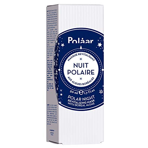 Polåar - Mascarilla de noche polar revitalizante con algas boreales - 50 ml - Tratamiento hidratante facial - Antienvejecimiento, alisado, regenerador, desintoxicante - Todas pieles - Activo natural
