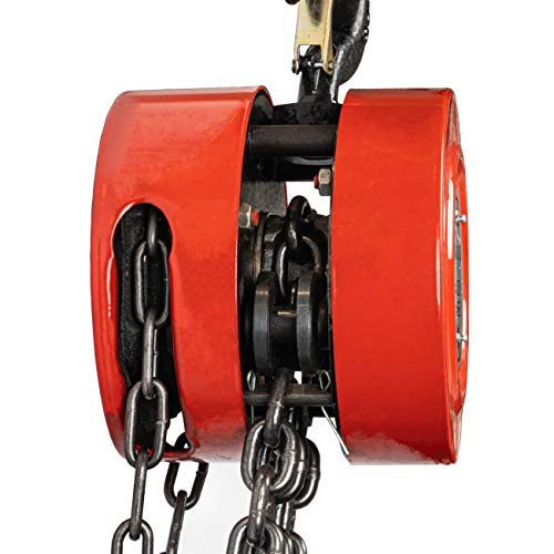 Polipasto de cadena de polea, palanca de elevación de 1 tonelada, 1000 kg, cadena de 3 m