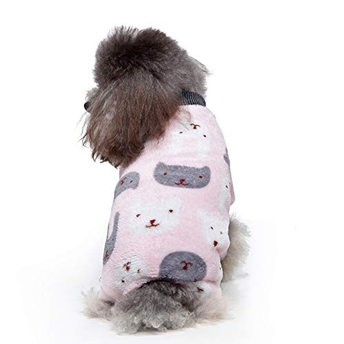Poseca Pijamas para Mascotas para Perros pequeños y Gatos Pijamas para Perros Mono para Perros Ropa para Cachorros Suéter para Perros pequeños Pijamas para Perros para Perros pequeños y medianos