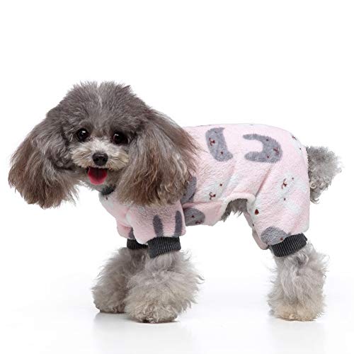 Poseca Pijamas para Mascotas para Perros pequeños y Gatos Pijamas para Perros Mono para Perros Ropa para Cachorros Suéter para Perros pequeños Pijamas para Perros para Perros pequeños y medianos