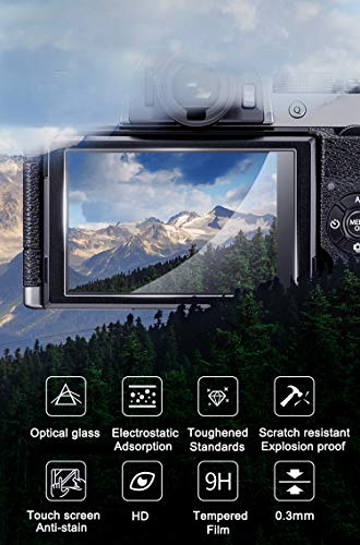 Protector de pantalla compatible para Insta360 GO 2 Sports Video Action Camera [3 unidades], WH1916 9H vidrio templado antiburbujas, antiarañazos, antihuellas, ultra transparente