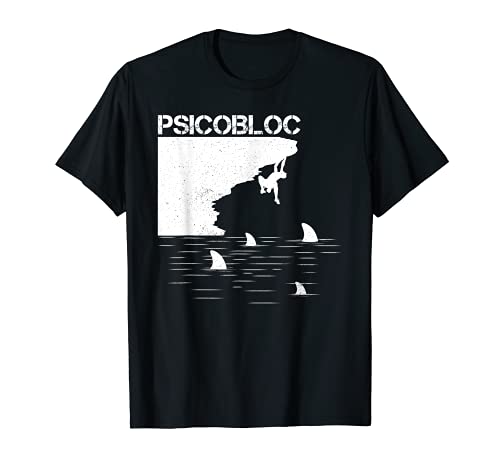 Psicobloc Deep Water Soloing Solo Escalada Camiseta
