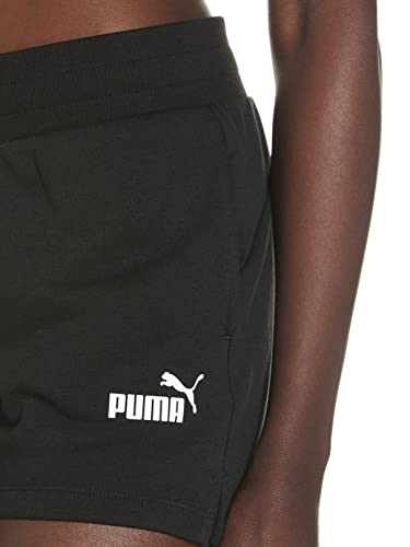 PUMA ESS 4` Sweat Shorts TR Pantalones Cortos, Mujer, Puma Black, L