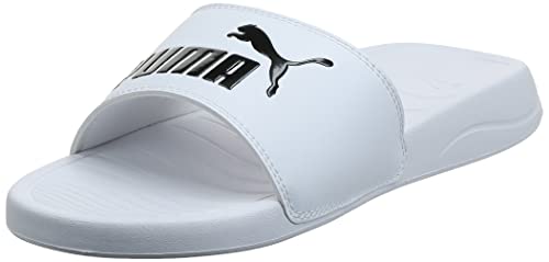PUMA Popcat 20, Zapatos de Playa y Piscina, para Unisex adulto, Blanco (Puma White-Puma Black), 40.5 EU
