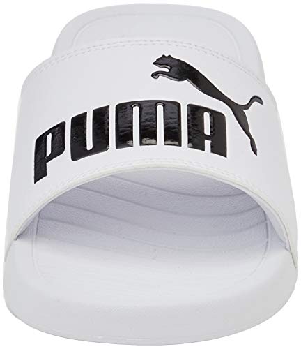 PUMA Popcat 20, Zapatos de Playa y Piscina, para Unisex adulto, Blanco (Puma White-Puma Black), 46 EU