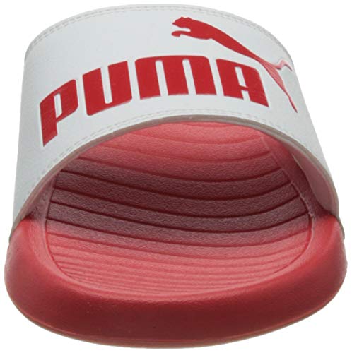 PUMA Popcat 20, Zapatos de Playa y Piscina Unisex Adulto, Poppy Red White, 39 EU