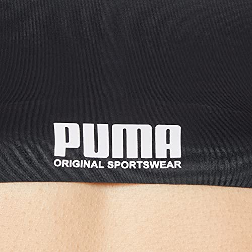 PUMA Women Sporty Padded Top 1P Ropa Interior, Black, M para Mujer