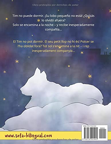Que duermas bien, pequeño lobo – Que dormis bé, petit llop (español – catalán): Libro infantil bilingüe con audiolibro y vídeo online (Sefa libros ilustrados en dos idiomas – español / catalán)