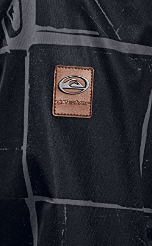 Quiksilver - Chaqueta funcional para hombre chaqueta softshell con forro polar para exterior, color azul, Hombre, color Negro
, tamaño small