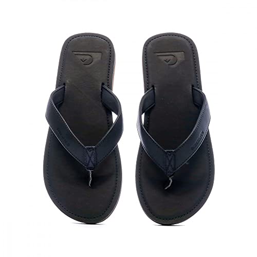 Quiksilver Molokai Nubuck II, Zapatos de Playa y Piscina Hombre, Negro (Solid Black Sbkm), 44 EU