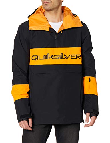 Quiksilver Steeze - Chaqueta Shell Para Nieve Para Hombre Chaqueta Shell Para Nieve, Hombre, true black, XS
