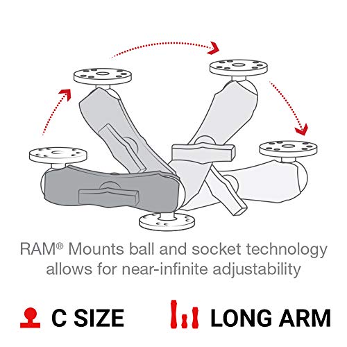RAM Mount RAM-201U-D Kit de Soporte - Kit de Soporte (232 mm)