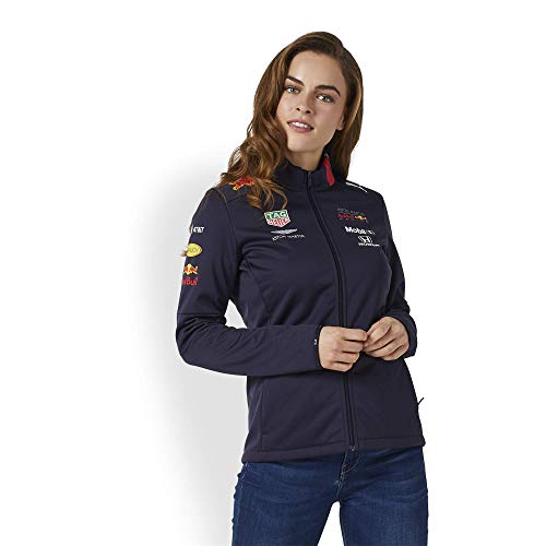 Red Bull Racing Official Teamline Chaqueta Softshell, Azul Mujer X-Large Chaqueta Impermeable, Racing Aston Martin Formula 1 Team Original Ropa & Accesorios
