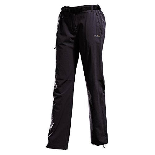 Regatta - Pantalones Largos elásticos de Hiking Modelo Xert Coleccion Great Outdoors para Mujer/señora (34) (Gris Ebony)