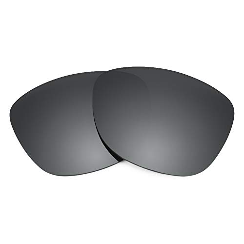 Revant Lentes de Repuesto Compatibles con Gafas de Sol Oakley Mainlink, Polarizados, Elite Negro Cromado MirrorShield