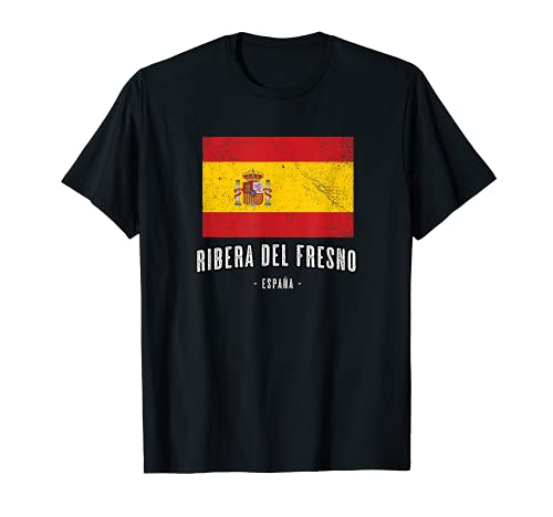 Ribera del Fresno España | Souvenir - Ciudad - Bandera - Camiseta