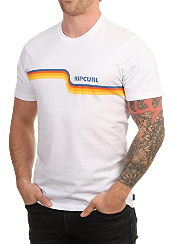 Rip Curl Camiseta de manga corta de algodón para hombre Surf Revival Surf Revival, XL