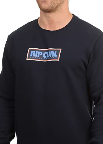 Rip Curl Sudadera de Hombre Color Marino Modelo; Surf Revival Box Crew Referencia: CFEFK9/49 Talla XL