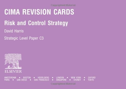 Risk and Control Strategy: Paper C3 (CIMA Revision Cards)