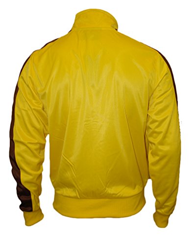 ROCK-IT Apparel® Track Jacket - Hombres con Estilo y Calidad de Estilo Retro Chaqueta de chándal por Rock-IT tamaños S-XXXL - Color Amarillo Marrón M
