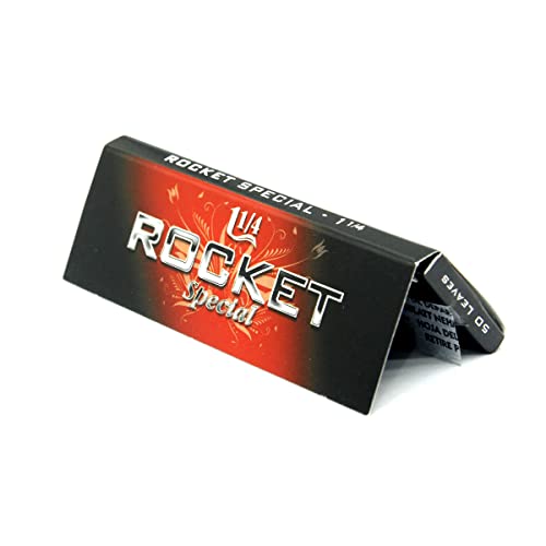 Rocket Special - Papel de Fumar Liar 1.1/4 (lote de 12 libritos x 50 hojas)