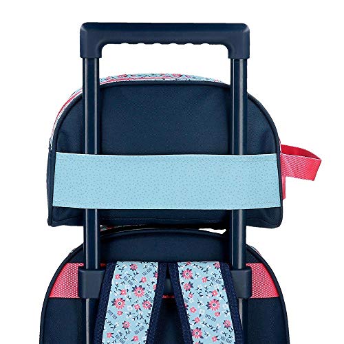 ROLL ROAD Neceser Adaptable a Trolley Wild and Free, Azul, 26x16x11 cms