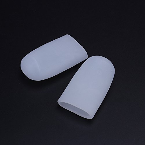 ROSENICE Protectores dedos pie de gel Tubo de Pies de silicona para Ampollas Callos 5 pares