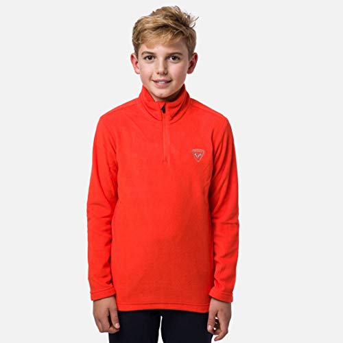 Rossignol Boy 1/2 Zip Fleece Forro Polar técnico, Niños, Lava Orang, 14 años