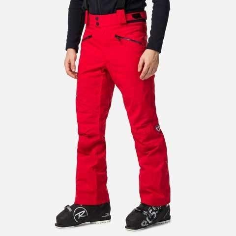 Rossignol Classique Pantalones De Esquí, Hombre, Carmin, M
