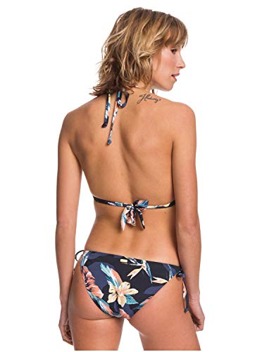 Roxy Printed Beach Classics Bikini triangular sin costuras para mujer Noir - Anthracite Tropicoco S XL