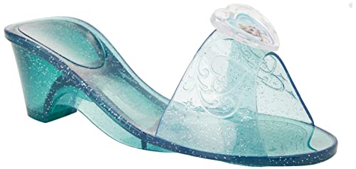Rubie's 36170 Elsa Frozen - Zapatos con purpurina para niñas, Azul, Talla única