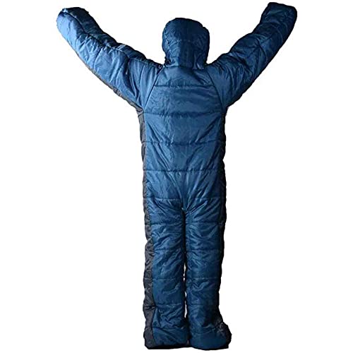 Saco de dormir humanoide invierno | - 5 ℃ / 5 ℃ Sacos de dormir para adultos para climas cálidos y fríos de 3 a 4 estaciones extremas para acampar, hacer mochileros o ir de excursión Saco de dormir