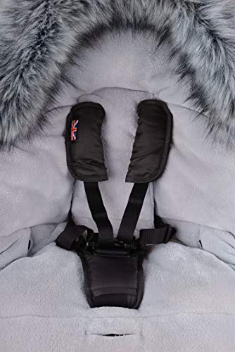 Saco de invierno dormir térmico para carrito silla de bebé universal abrigo polar Cottonmoose Moose North (north jungle green)