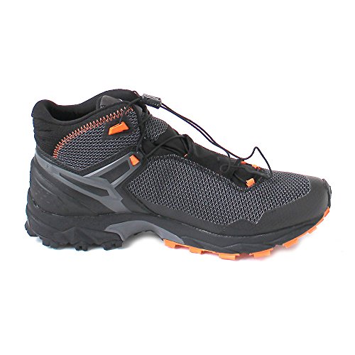 Salewa MS Ultra Flex Mid Gore-TEX Zapatillas de trail running, Black/Holland, 43 EU