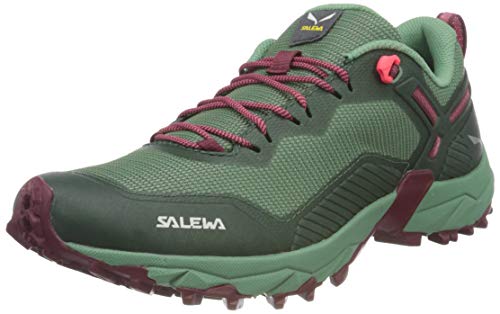 Salewa WS Ultra Train 3 Zapatillas de trail running, Duck Green/Rhododendon, 39 EU