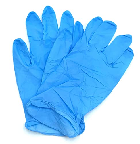 SALO MED - 100 guantes de nitrilo sin polvo - Sin látex, hipoalergénicos, certificados CE - Conforme a EN455 (XL)