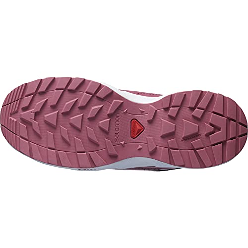 Salomon Sense Climasalomon Waterproof (impermeable) unisex-niños Zapatos de trail running, Violeta (Wine Tasting/White/Mauve Wood), 35 EU