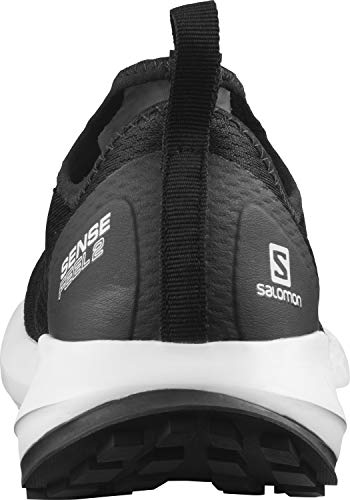 Salomon Sense Feel 2 Mujer Zapatos de trail running, Negro (Black/White/Black), 40 EU